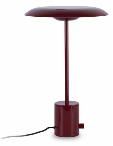 Hoshi Bordlampe Med Dæmper H40 ø26 12w Smd Led Blank Bordeaux