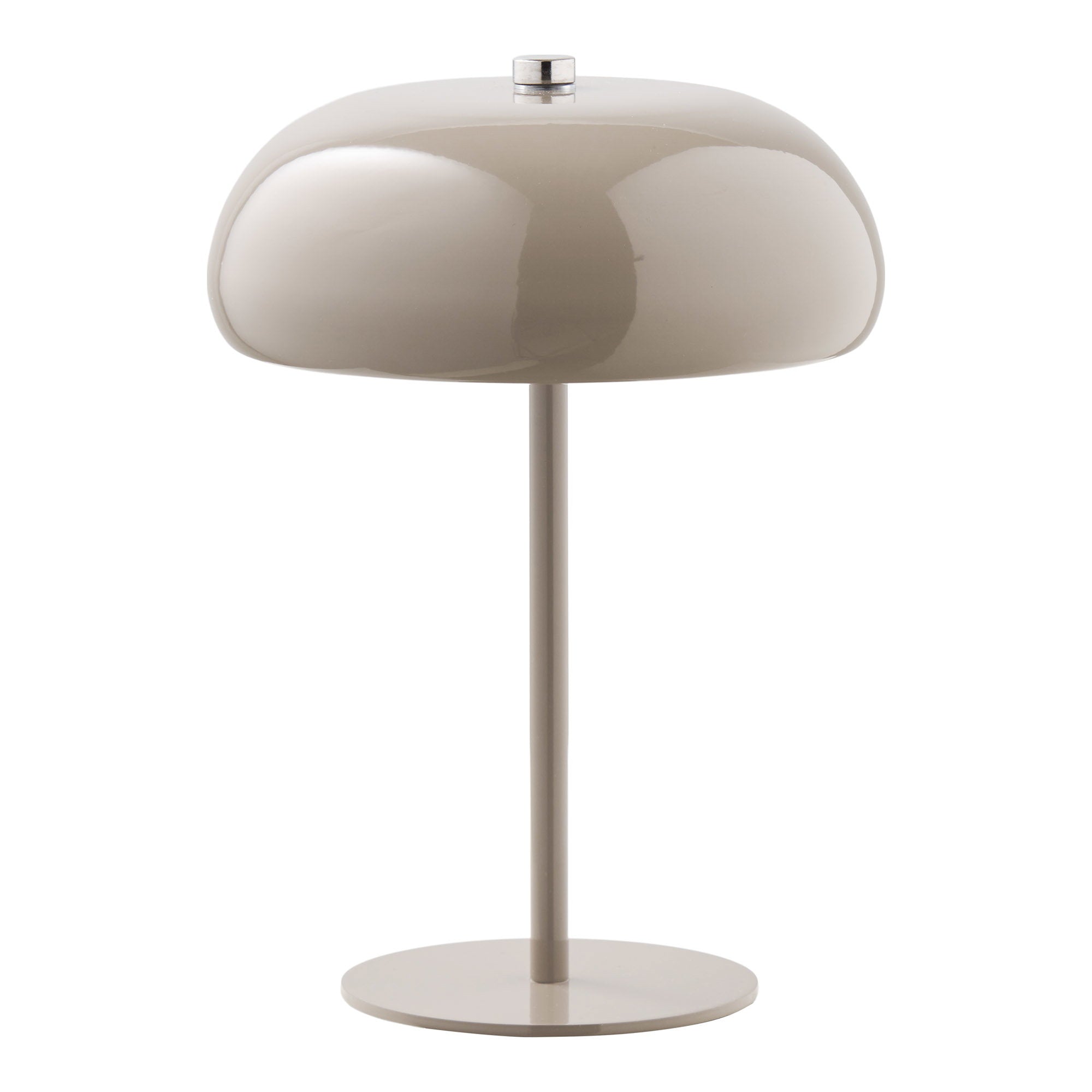 House Nordic Margate Bordlampe Genopladelig Metal Taupe ø16