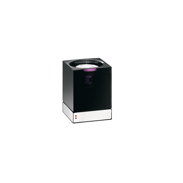 Ice Cube Bordlampe Fabbian Sort Krystal Gu10 Max 50w