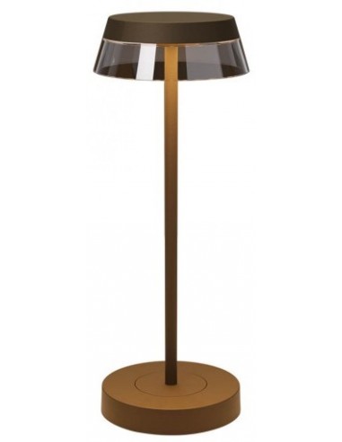 Iluna Trådløs Udendørs Bordlampe Aluminium Polycarbonat H32 Smd Led Mat Corten