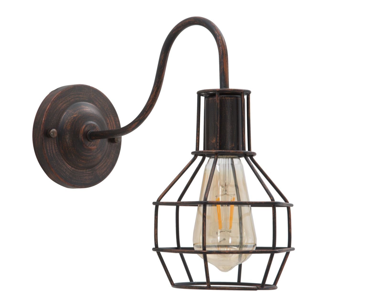 Industriel Lampe Jern 32x14x30
