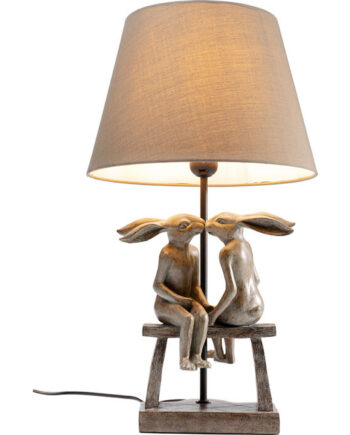 Kare Design Animal Bunny Love Bordlampe Polyresin Pvc Stål