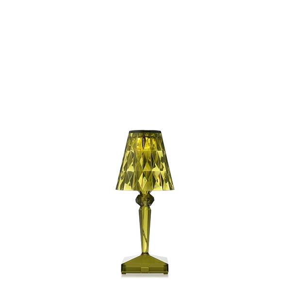 Kartell Battery Bordlampe Transparent Green : Erling Christensen Møbler