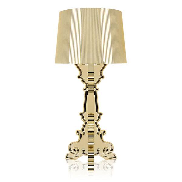 Kartell Bourgie Metal Bordlampe Guld : Erling Christensen Møbler