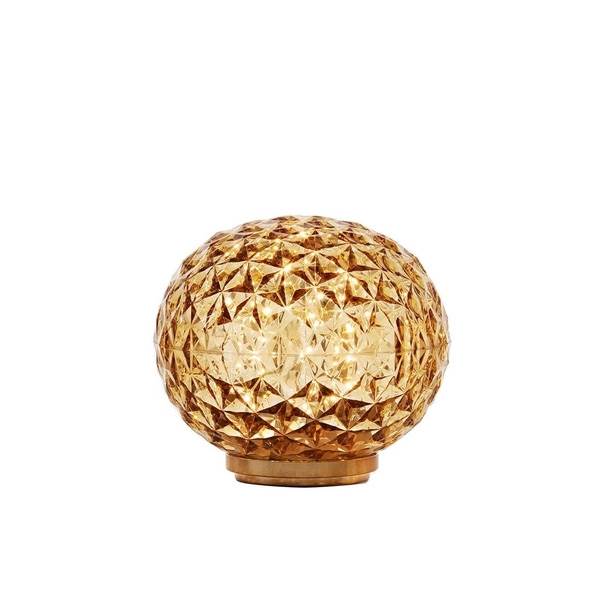 Kartell Mini Planet Battery Bordlampe Crystal Yellow : Erling Christensen Møbler