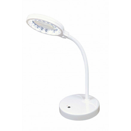 Kleiber Led Bordlampe Med Lup Hvid 5cm