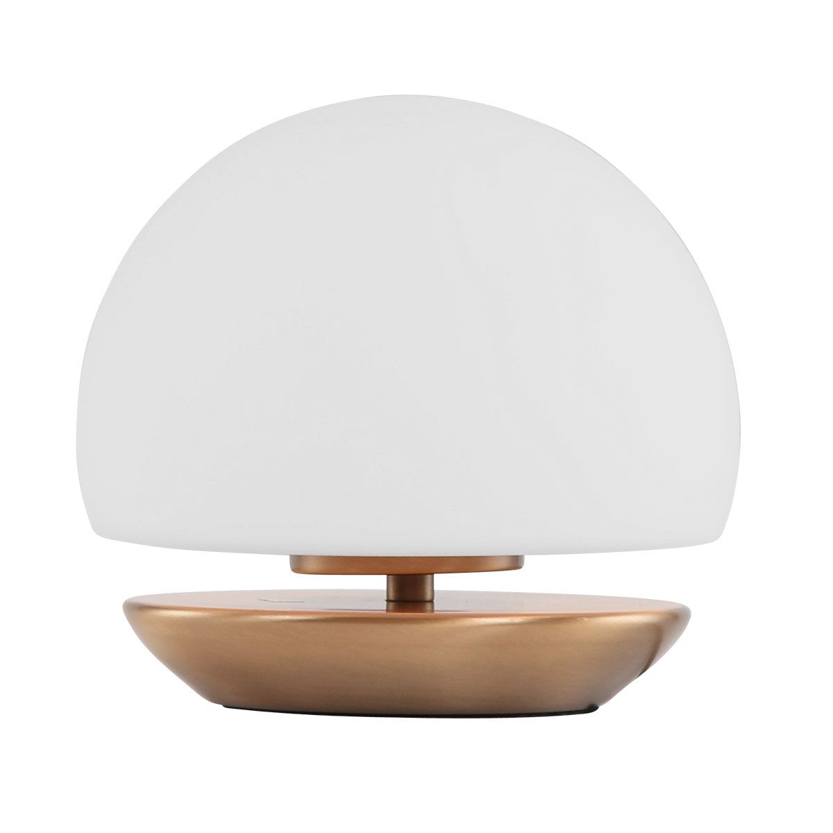 Koba Bordlampe Glas Med Tre Forskellige Understel Glas Bronze