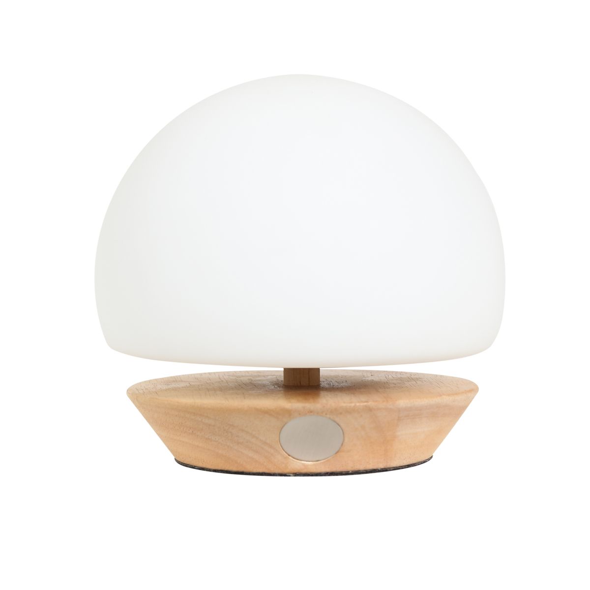 Koba Bordlampe Glas Med Tre Forskellige Understel Glas Træ