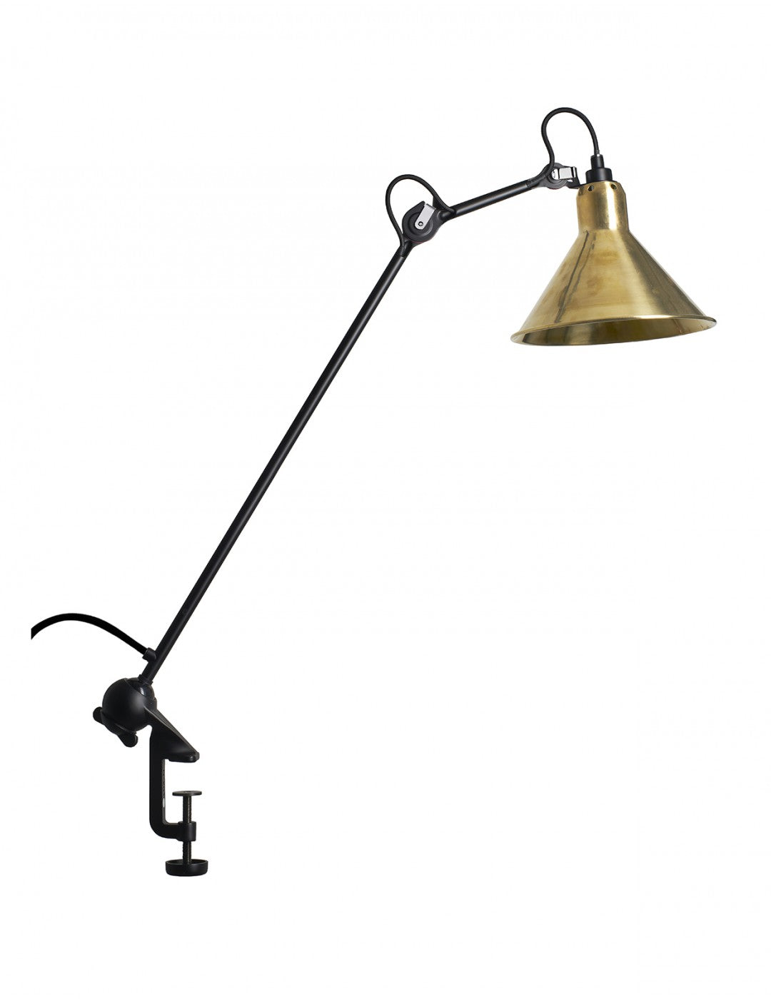 Lampe Gras 201 Arkitektlampe Sort Messing