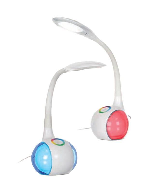 Led Bordlampe Activejet Aje Rainbow Rgb Hvid