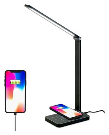 Led Bordlampe Foldelampe Trådløs Oplader Farver Touch