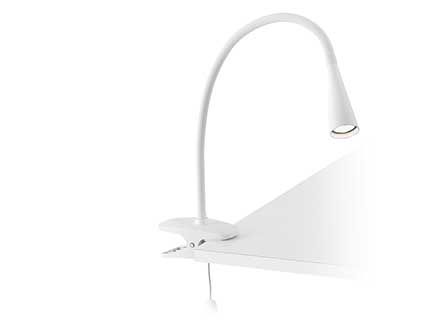 Lena Klemme Bordlampe Hvid