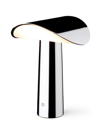 Lium Transportabel Bordlampe Krom Gejst