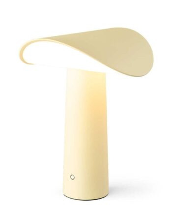 Lium Transportabel Bordlampe Lysegul Gejst