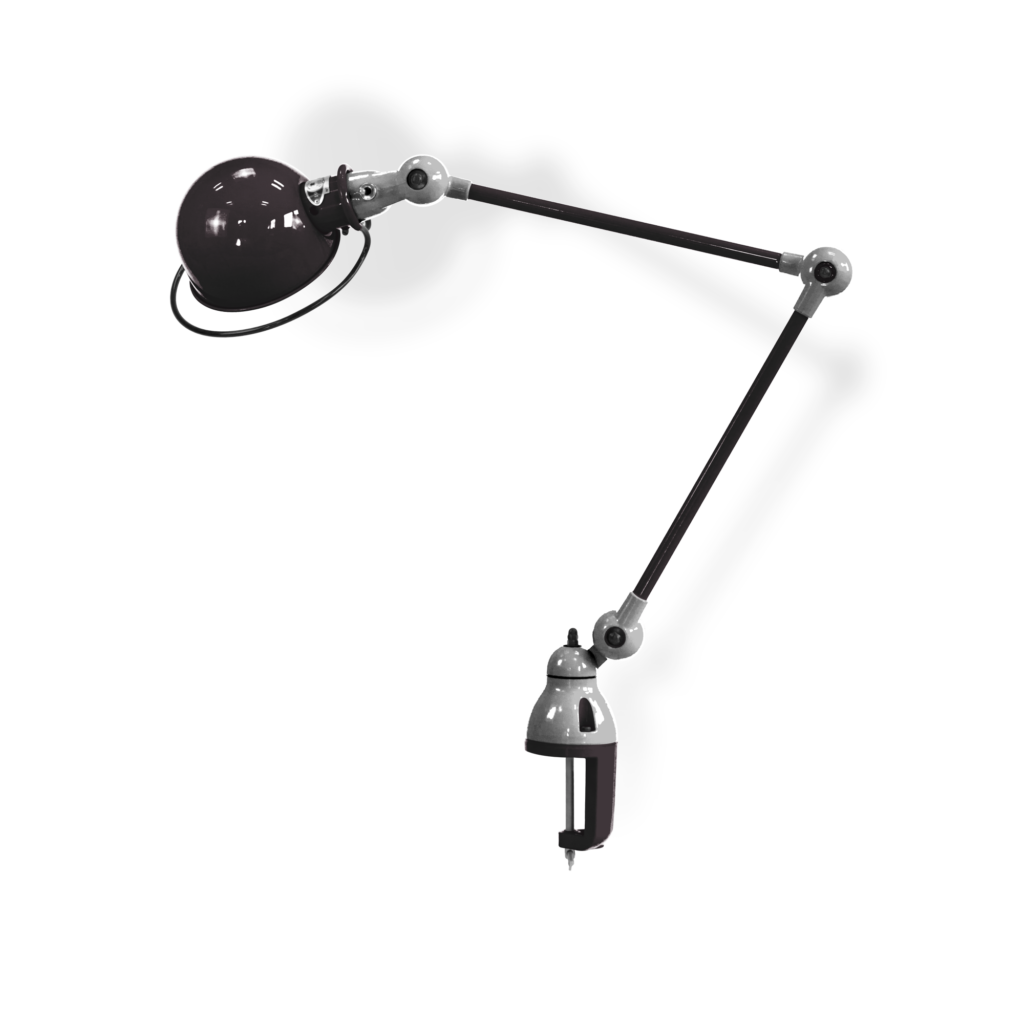 Loft D4040i Bordlampe Klemme Fra Jield Black Blank Poleret