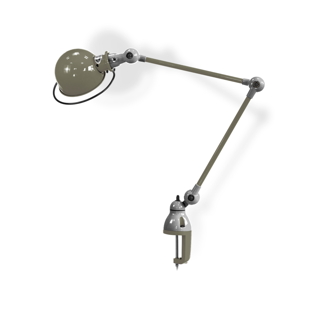 Loft D4040i Bordlampe Klemme Fra Jield Khaki Grey Blank Poleret