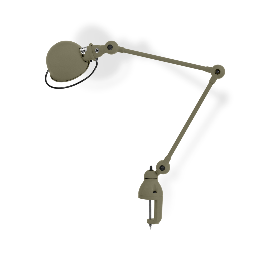 Loft D4040i Bordlampe Klemme Fra Jield Khaki Grey Mat