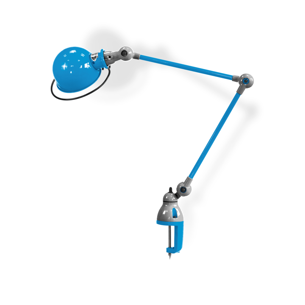Loft D4040i Bordlampe Klemme Fra Jield Light Blue Blank Poleret
