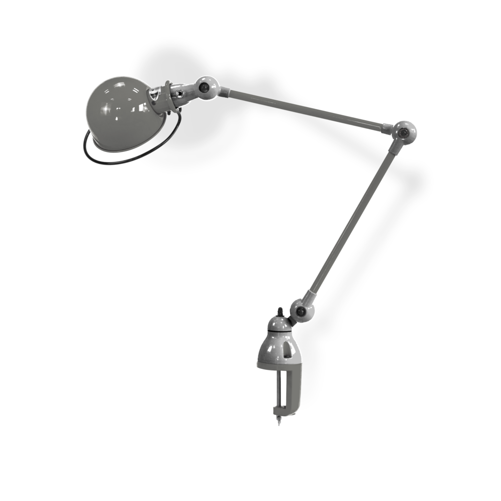 Loft D4040i Bordlampe Klemme Fra Jield Mouse Grey Blank Poleret