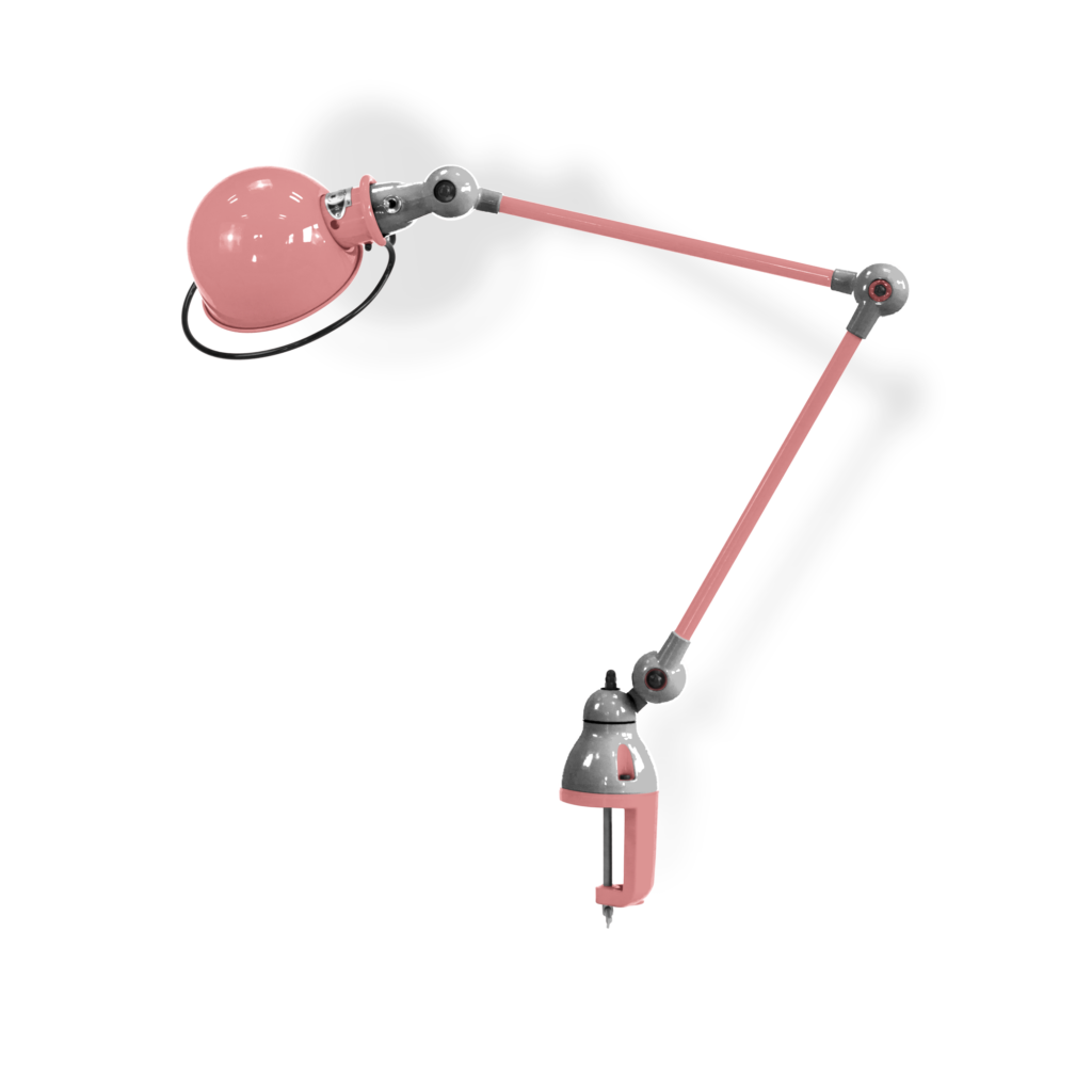 Loft D4040i Bordlampe Klemme Fra Jield Old Pink Blank Poleret