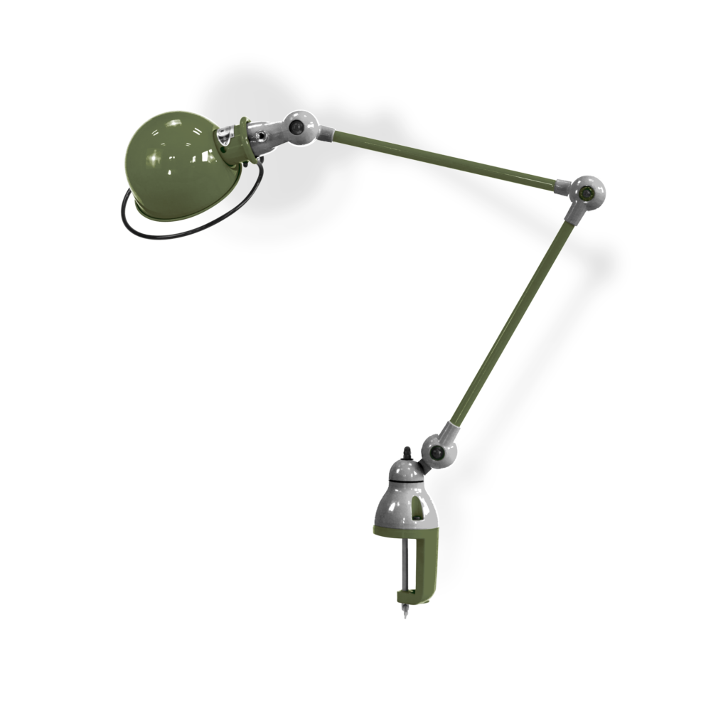 Loft D4040i Bordlampe Klemme Fra Jield Olive Green Blank Poleret