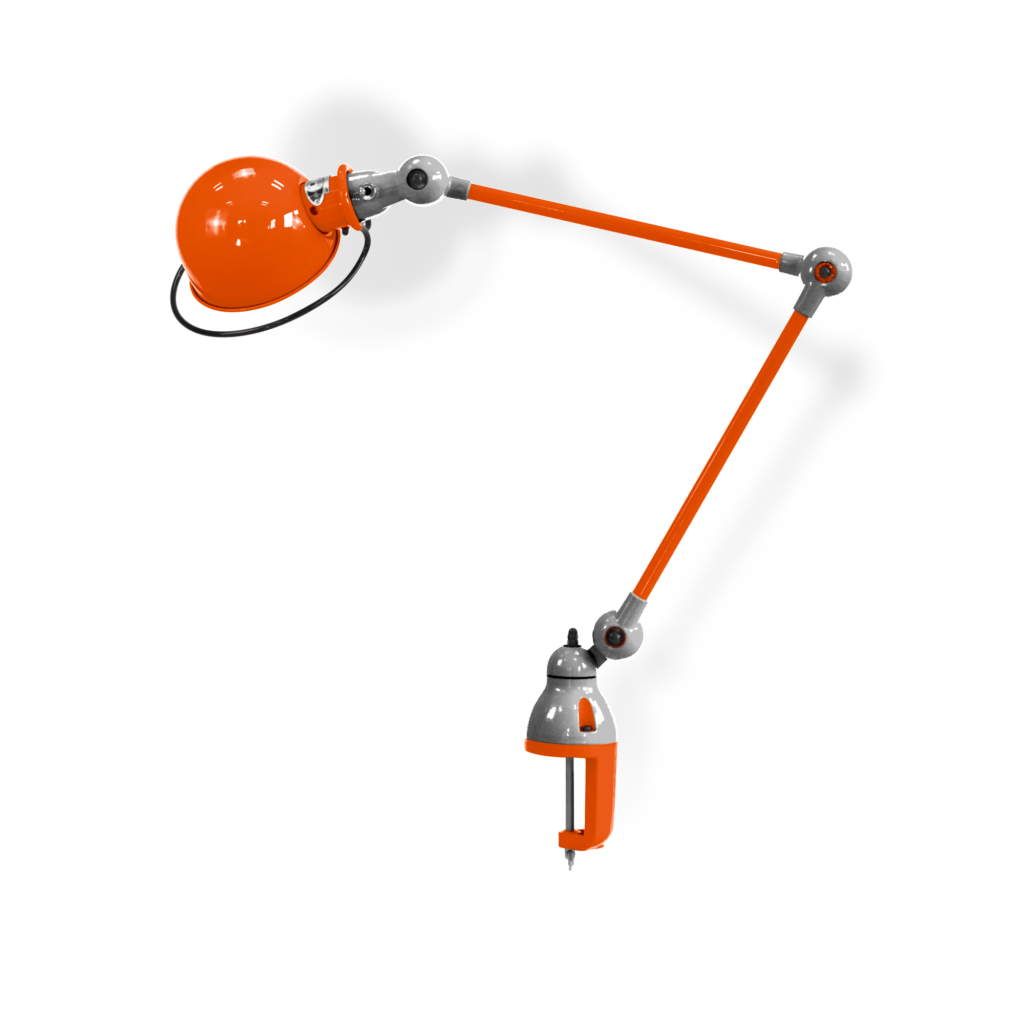 Loft D4040i Bordlampe Klemme Fra Jield Orange Blank Poleret