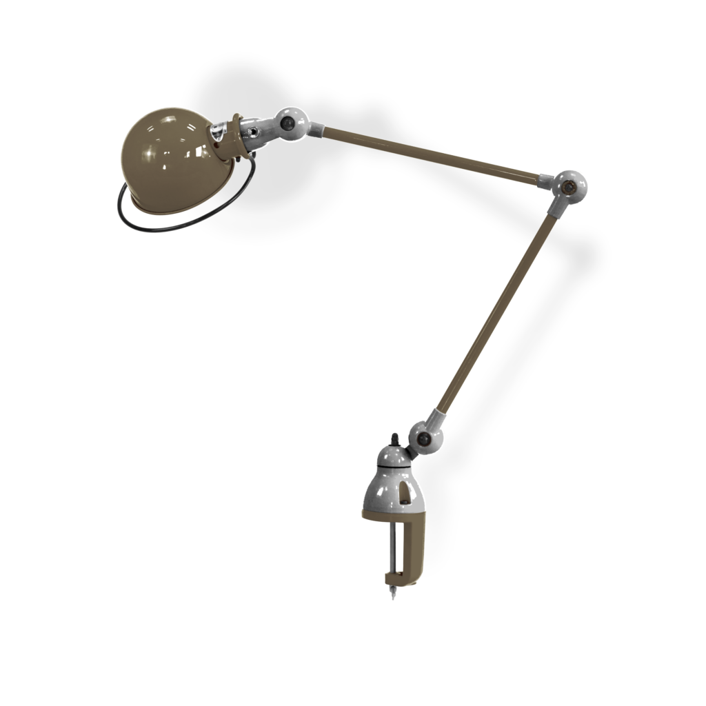 Loft D4040i Bordlampe Klemme Fra Jield Pearl Beige Blank Poleret