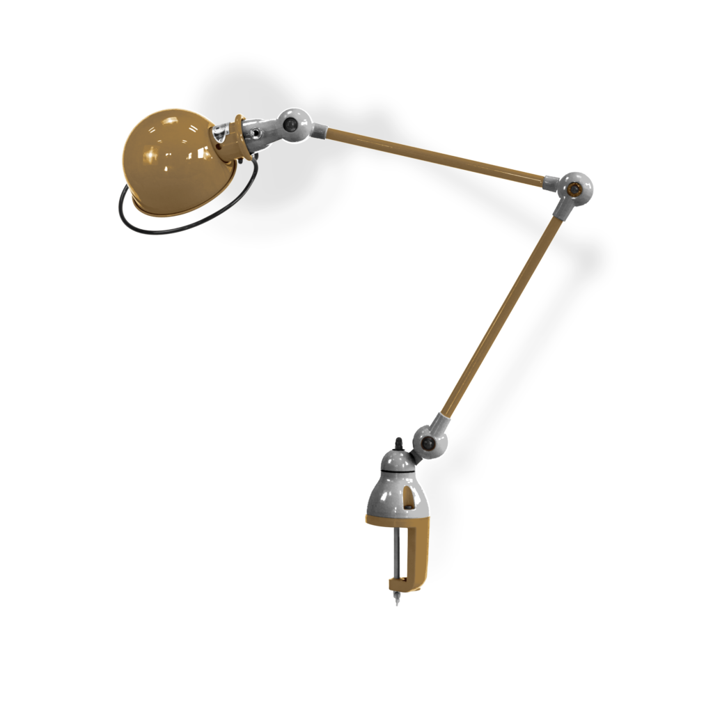 Loft D4040i Bordlampe Klemme Fra Jield Pearl Gold Blank Poleret