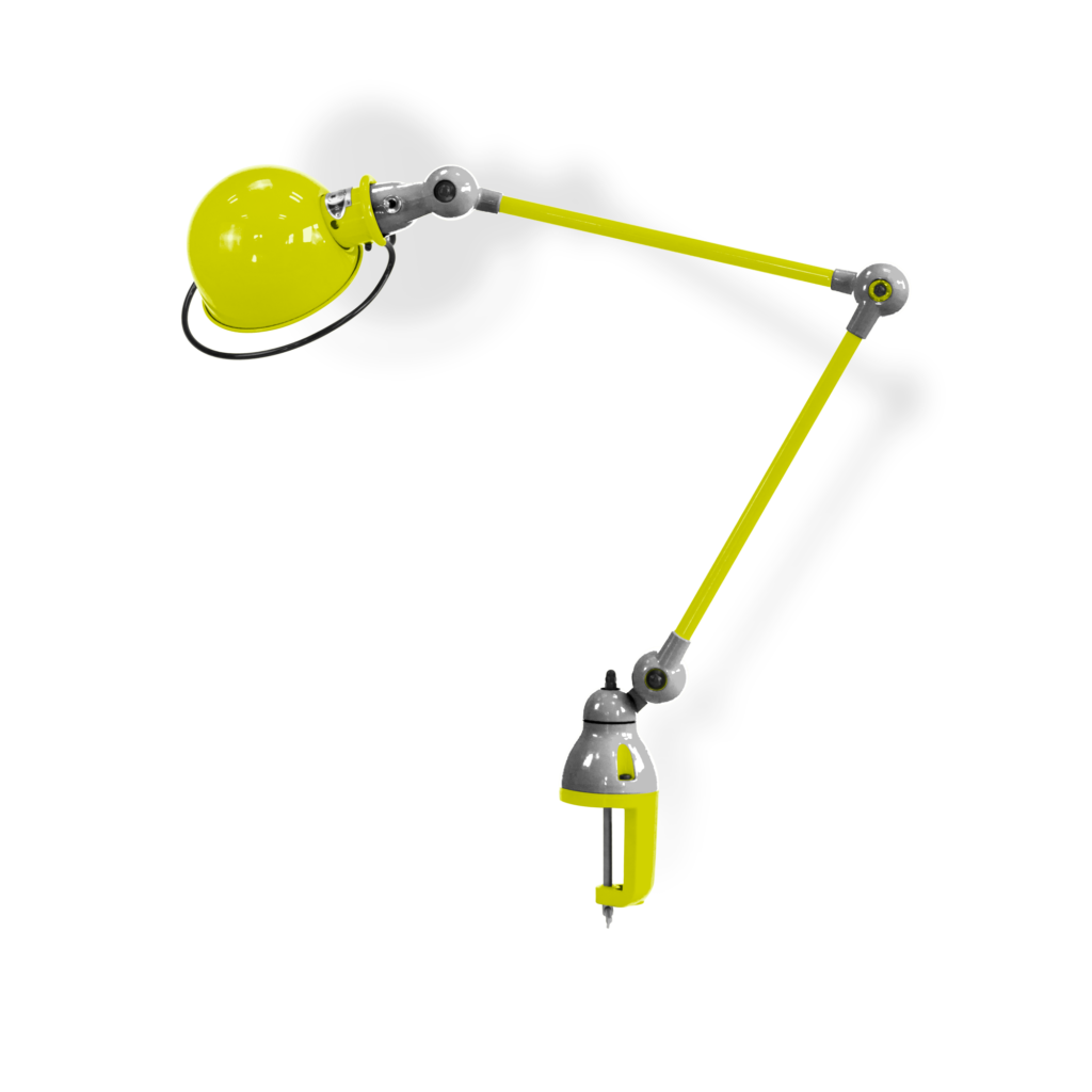 Loft D4040i Bordlampe Klemme Fra Jield Sulfur Yellow Blank Poleret