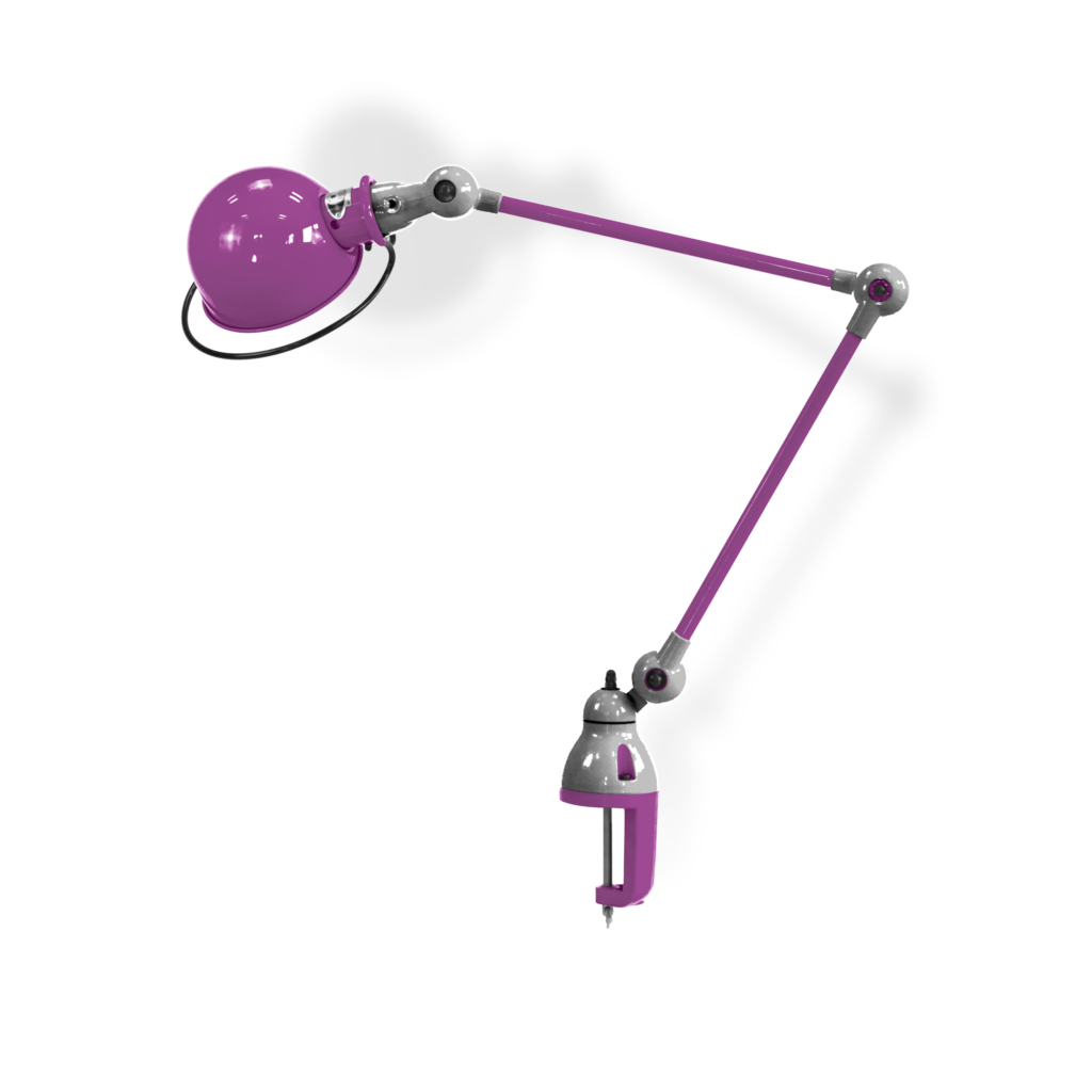 Loft D4040i Bordlampe Klemme Fra Jield Violet Fuschia Blank Poleret