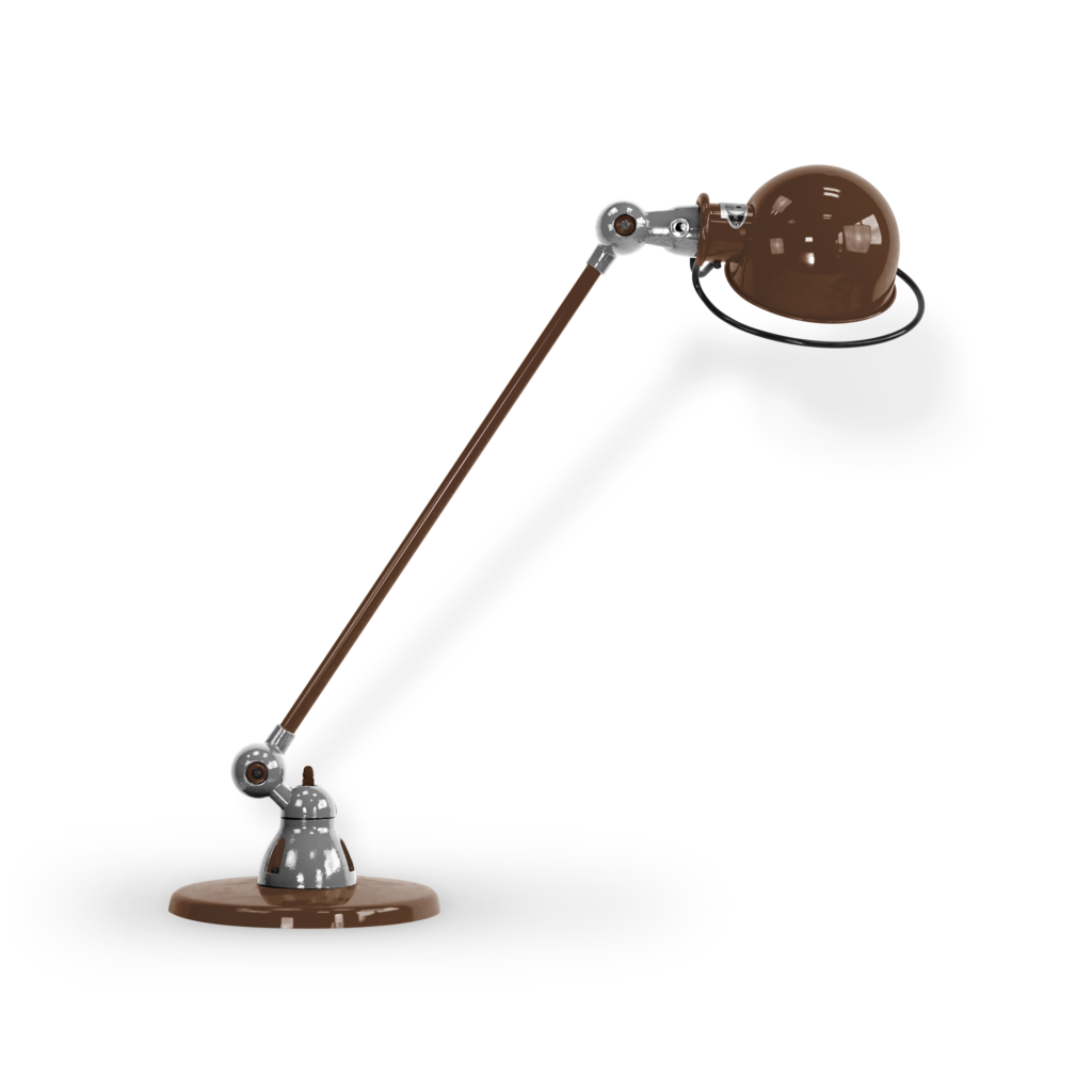 Loft D6000i Bordlampe Fra Jield Chocolate Blank Poleret