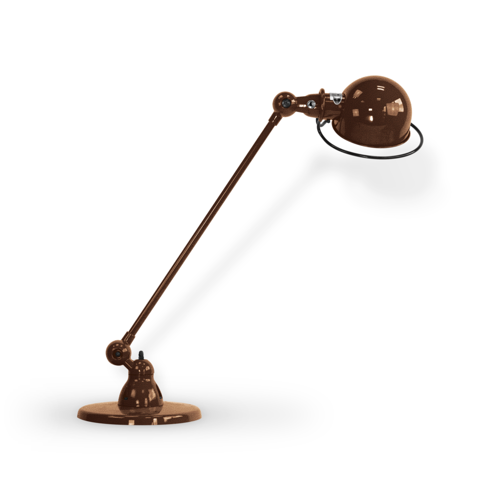 Loft D6000i Bordlampe Fra Jield Copper Hammered Blank