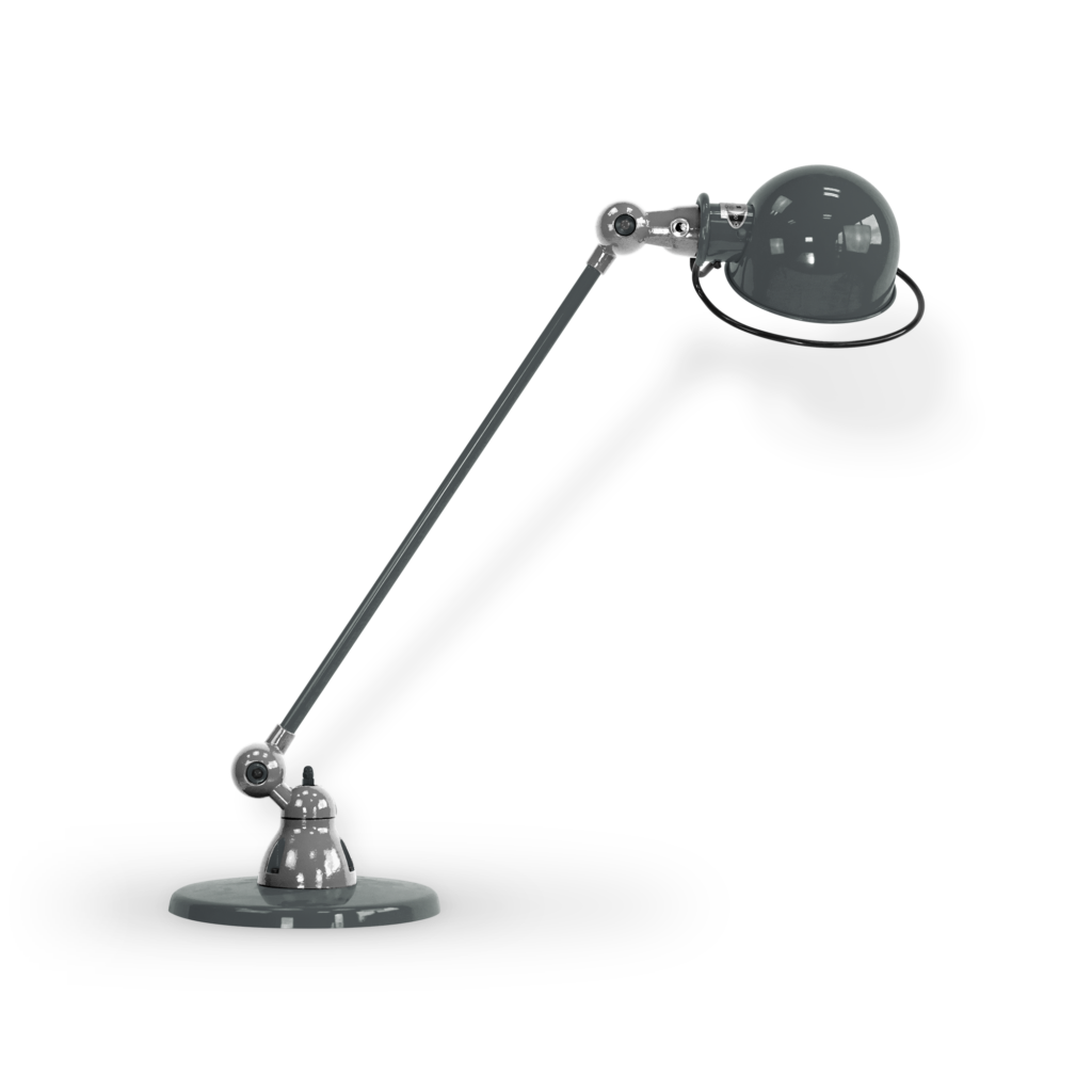 Loft D6000i Bordlampe Fra Jield Granite Grey Blank Poleret