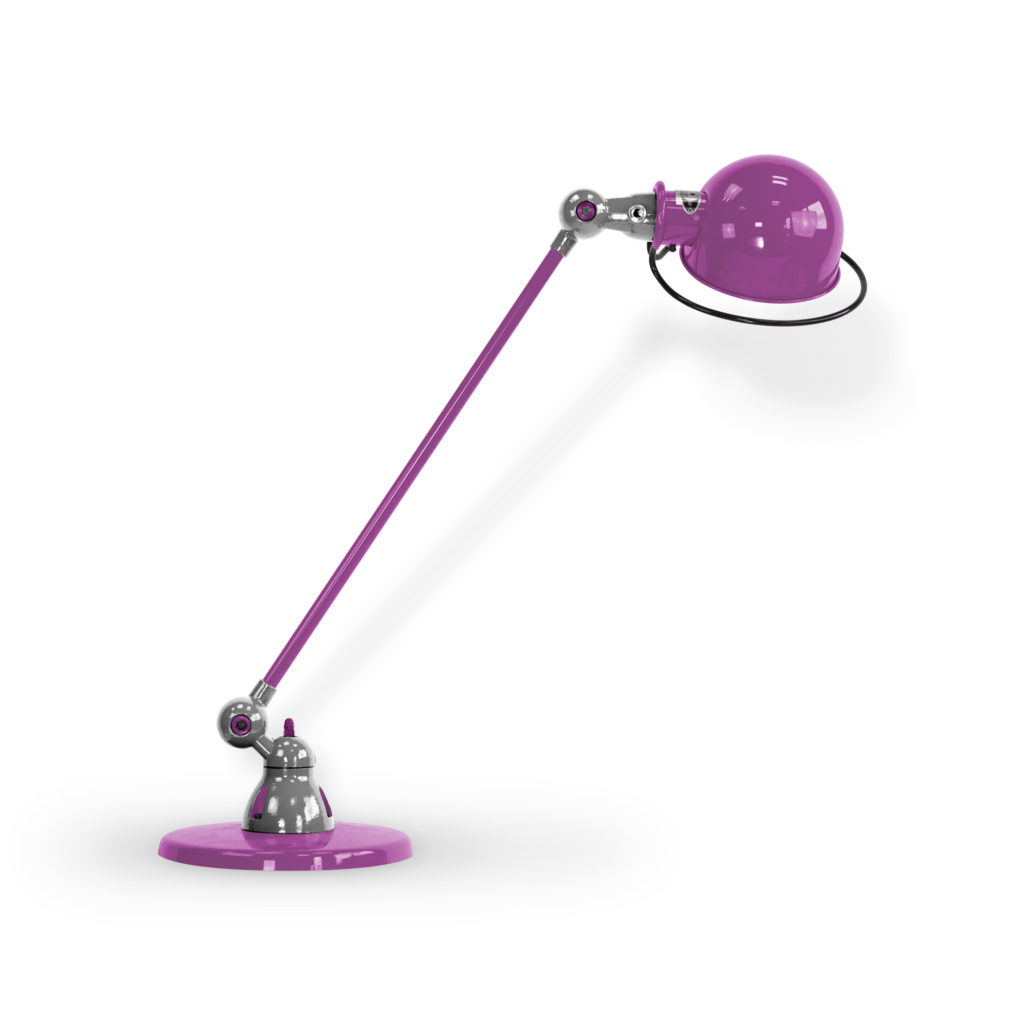 Loft D6000i Bordlampe Fra Jield Violet Fuschia Blank Poleret