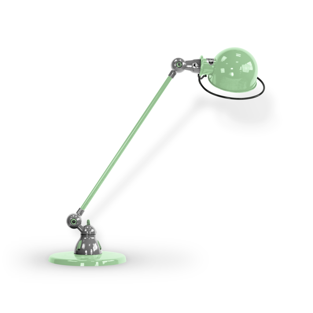 Loft D6000i Bordlampe Fra Jield Water Green Blank Poleret