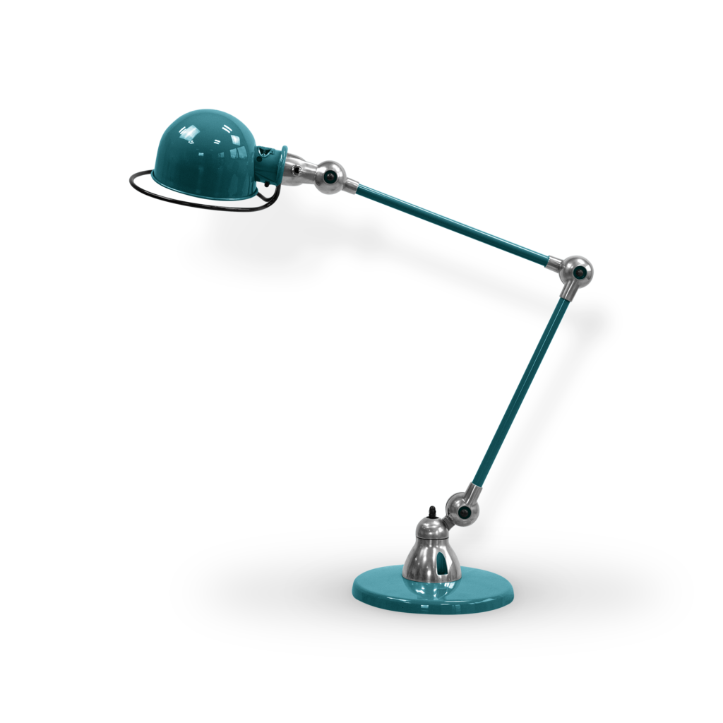 Loft D6440i Bordlampe Fra Jield Ocean Blue Blank Poleret