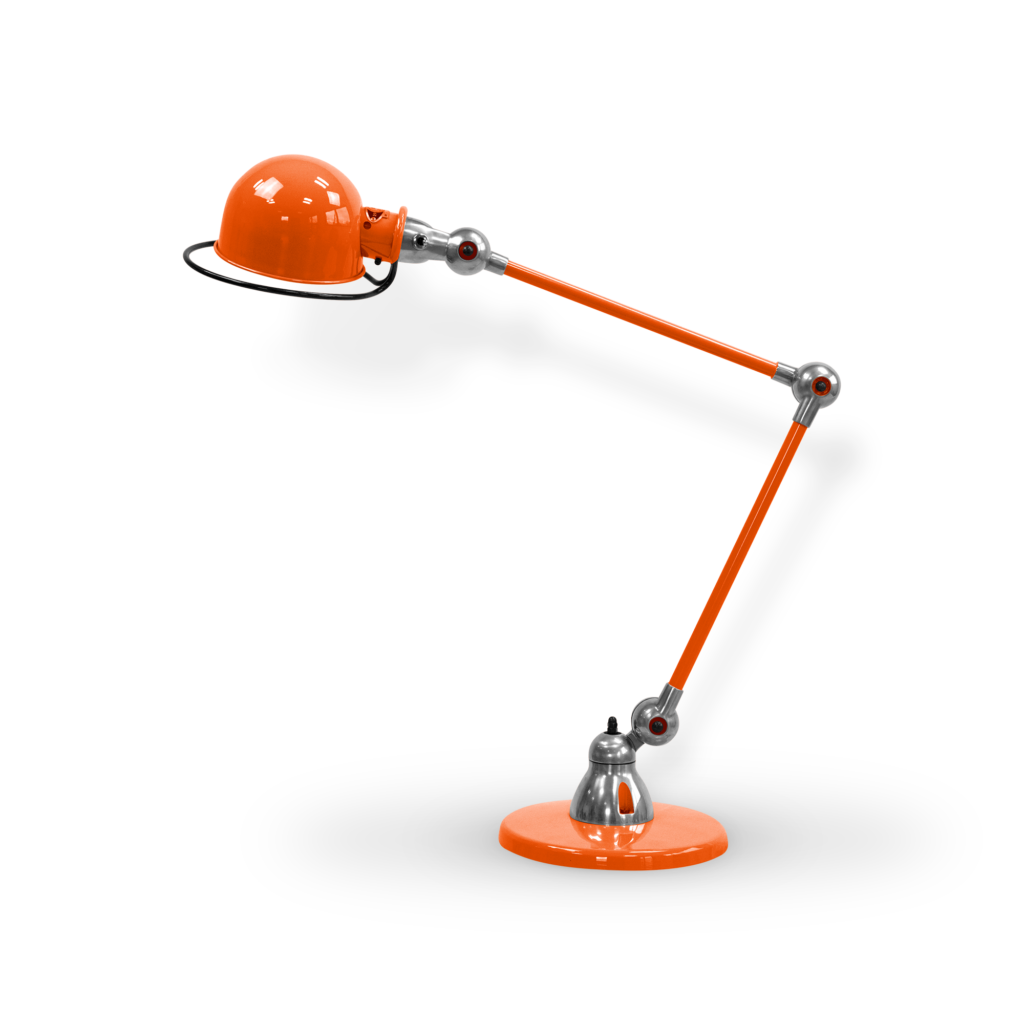 Loft D6440i Bordlampe Fra Jield Orange Blank Poleret