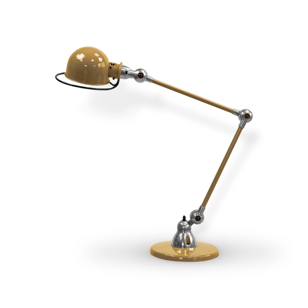Loft D6440i Bordlampe Fra Jield Pearl Gold Blank Poleret
