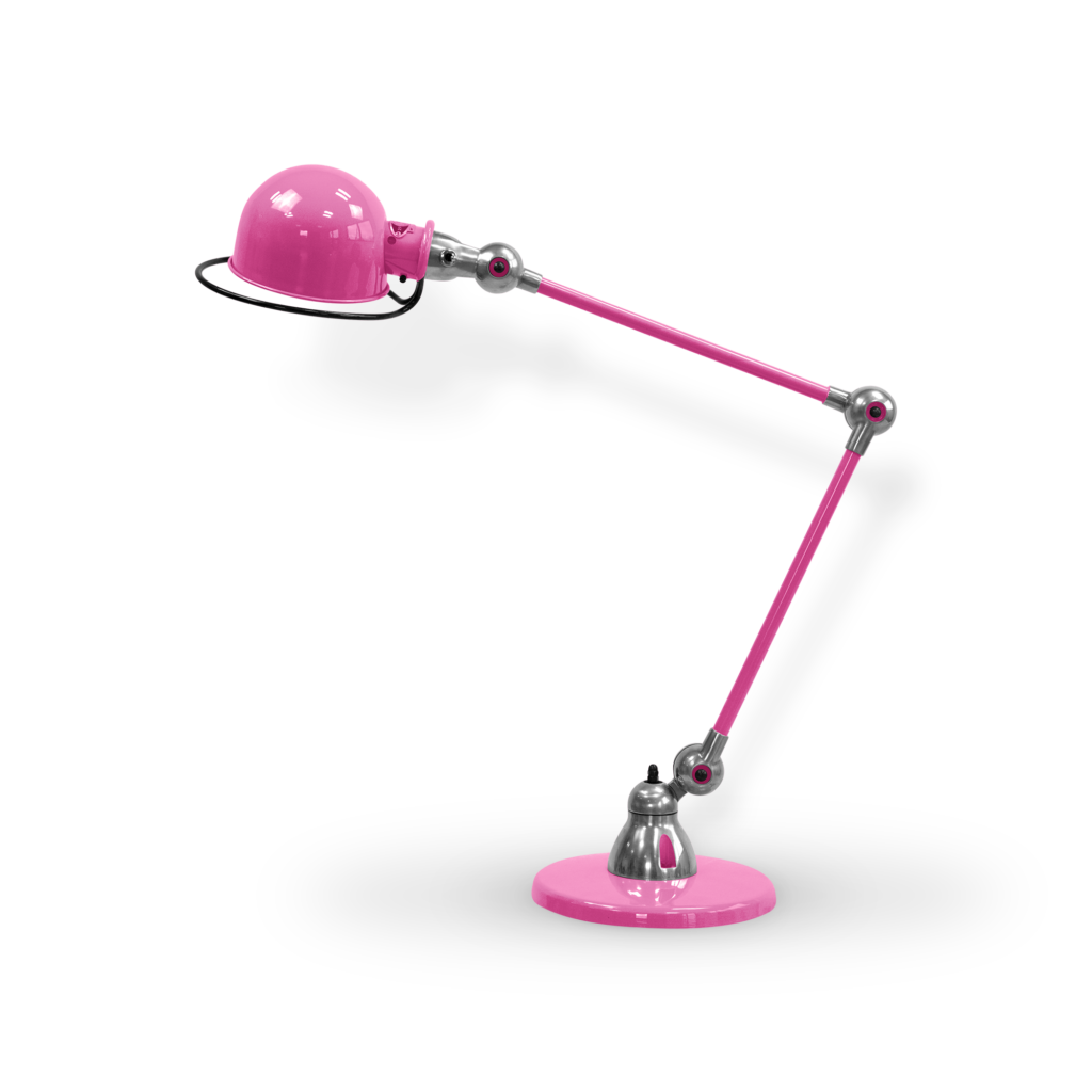 Loft D6440i Bordlampe Fra Jield Pink Blank Poleret