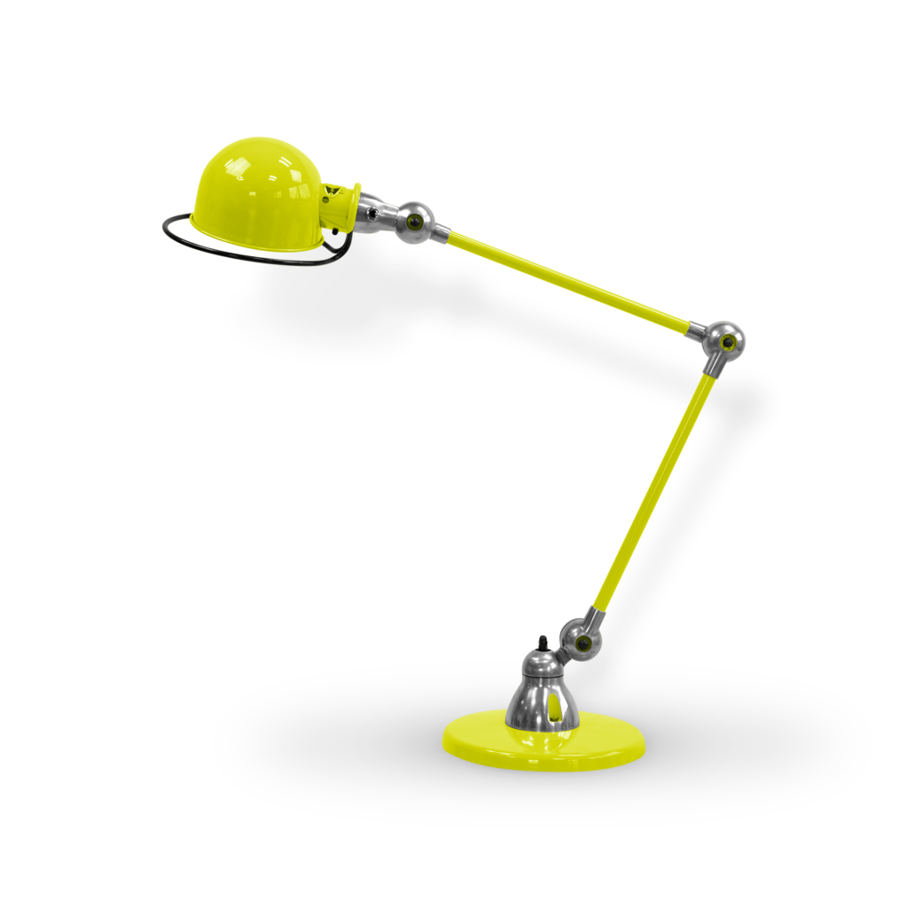 Loft D6440i Bordlampe Fra Jield Sulfur Yellow Blank Poleret