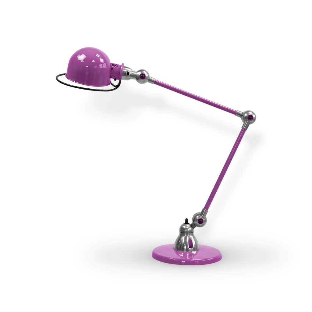Loft D6440i Bordlampe Fra Jield Violet Fuschia Blank Poleret