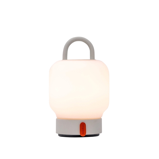 Loome Bordlampe Batterilampe Cloudy Hvid