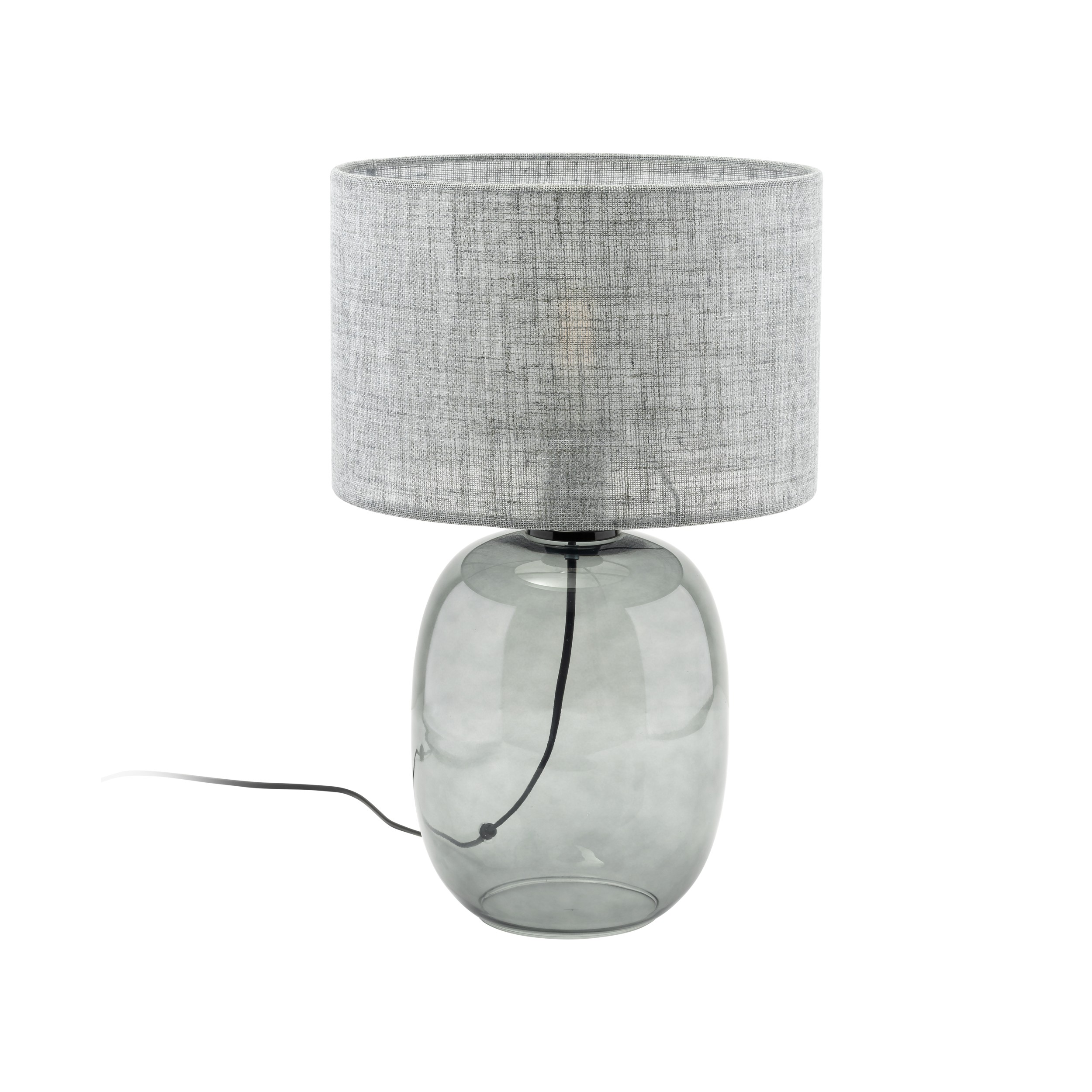 Melody Bordlampe Grafit Stof Grafit Glas
