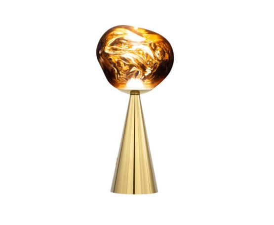 Melt Portable Bordlampe Batterilampe Guld