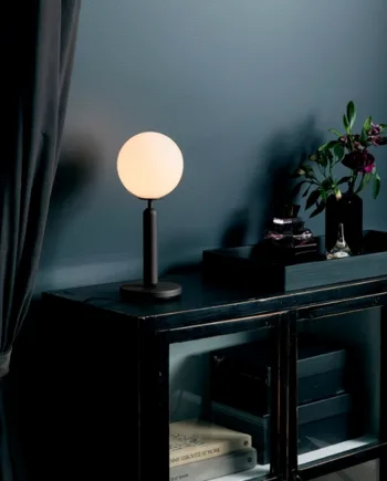 Miira Bordlampe Grå Opal