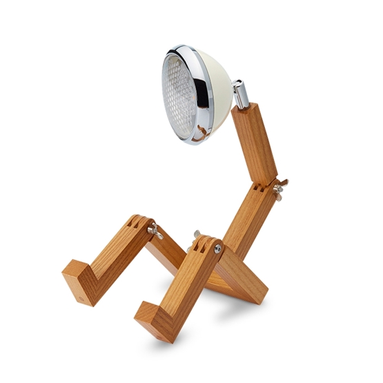 Mini Wattson Bordlampe Vintage Hvid