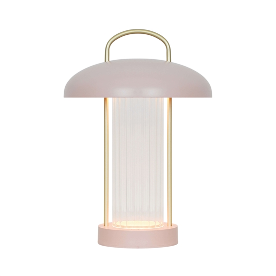 Mirano Portable Batteri Bordlampe Støvet Rosa