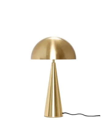 Mush Bordlampe Høj Messing
