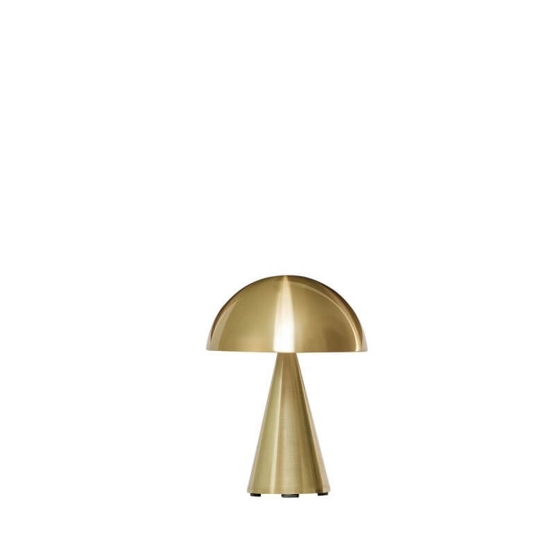 Mush Portable Bordlampe Batterilampe Messing