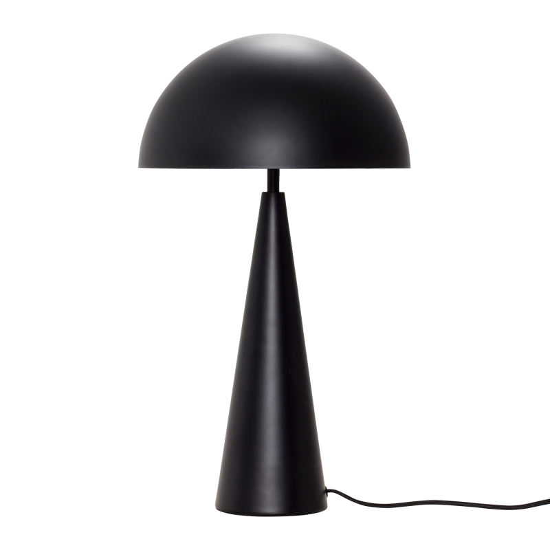 Mush Stor Sort Bordlampe